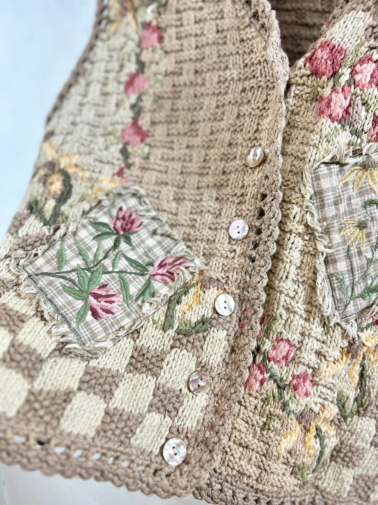 Vintage Knit Vest [I30179]
