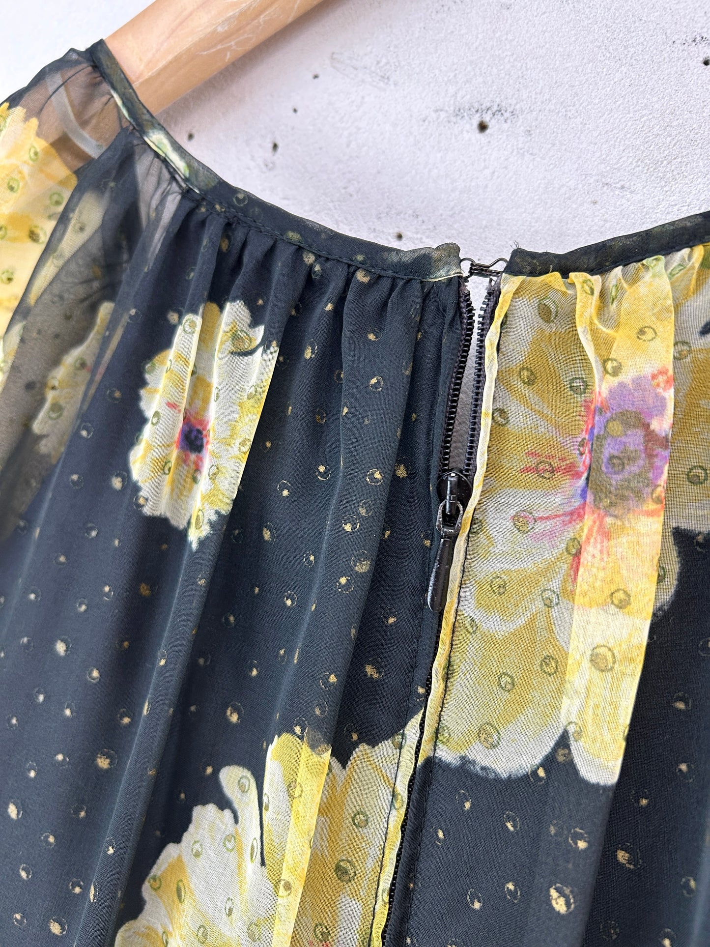 ’70s Vintage Flower Dress [H33675]