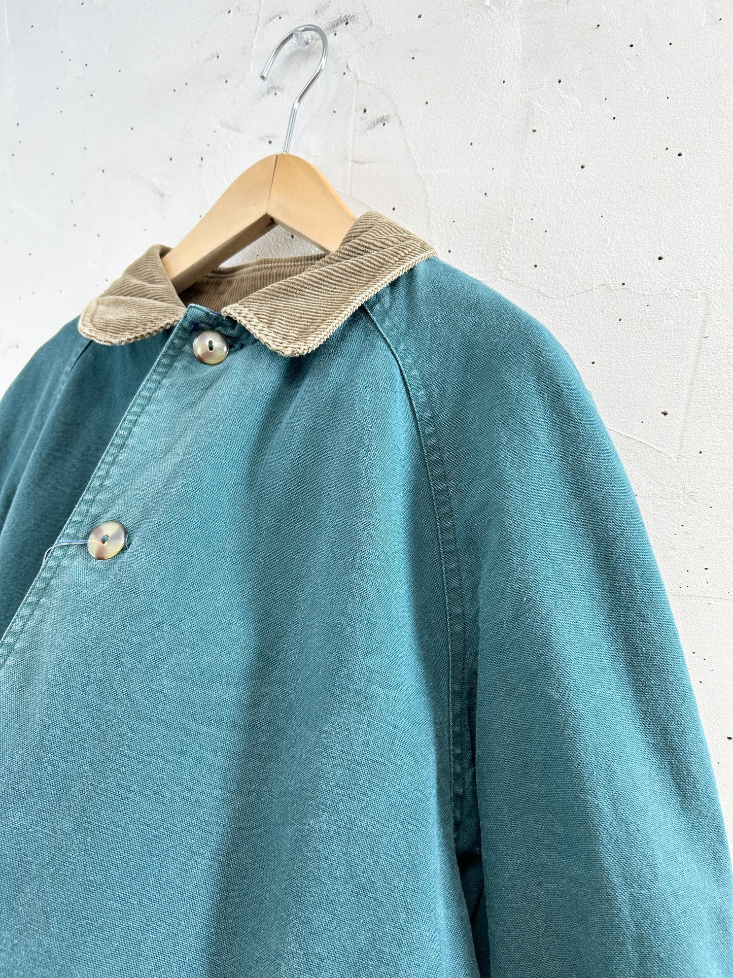 Vintage Denim Coat Navy &Green Reversible [L31042]