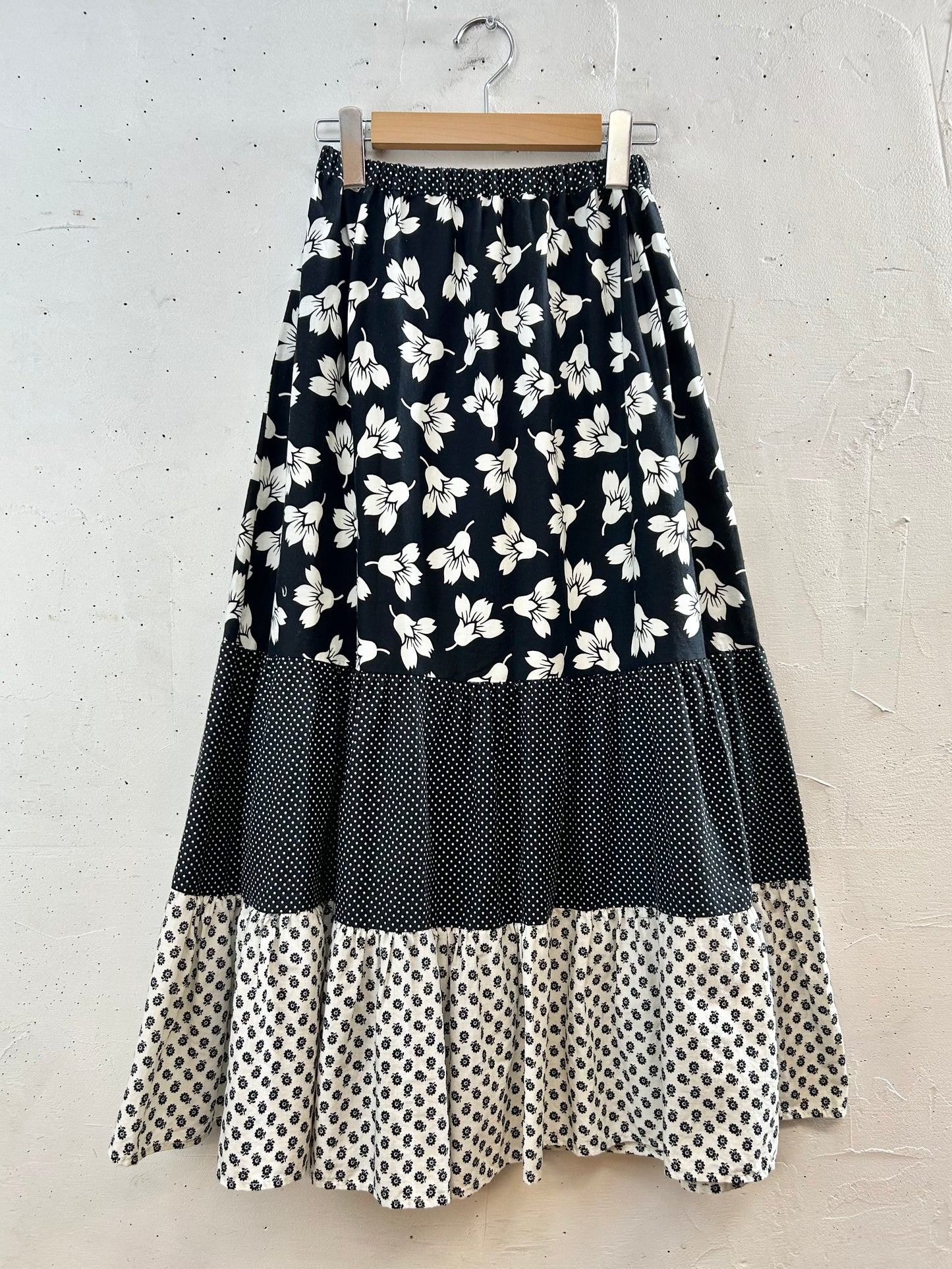 '70s Vintage Tiered Skirt [G30612]
