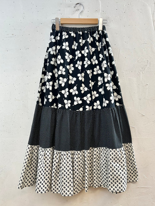'70s Vintage Tiered Skirt [G30612]