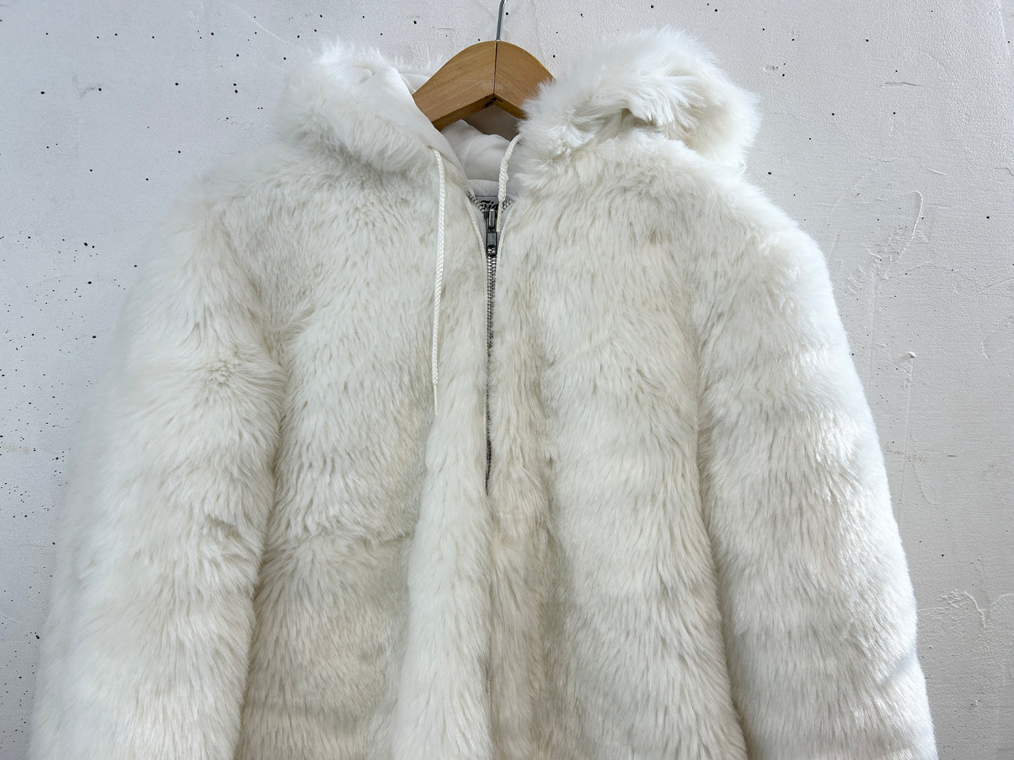 Vintage Eco Fur Jacket 〜MADE IN USA〜 [L31115]