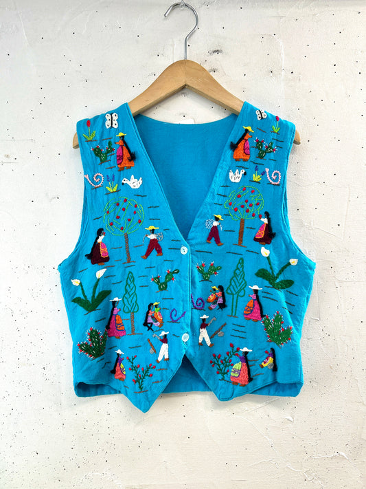 Vintage Embroidery Vest [B31534]