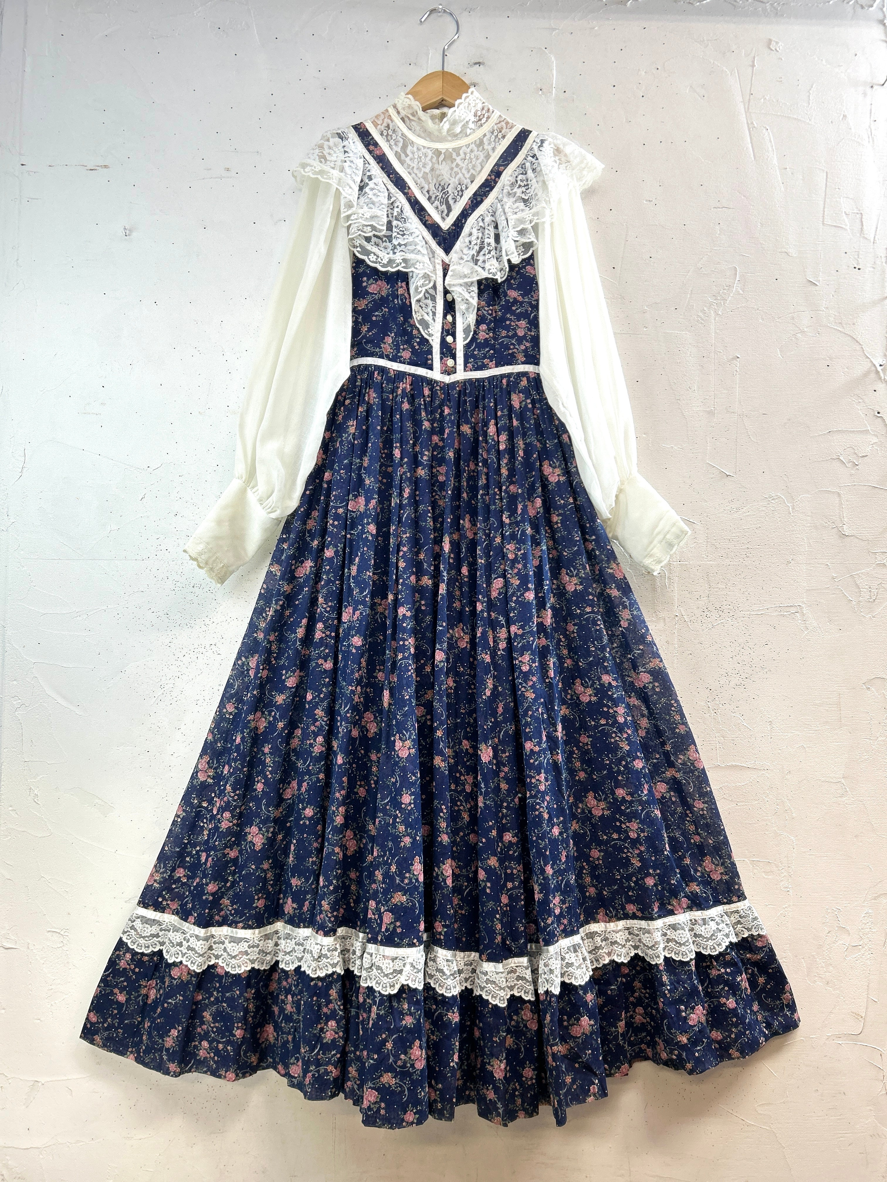 70s Vintage Dress〜GUNNE SAX〜[B31616] – GROGGROG