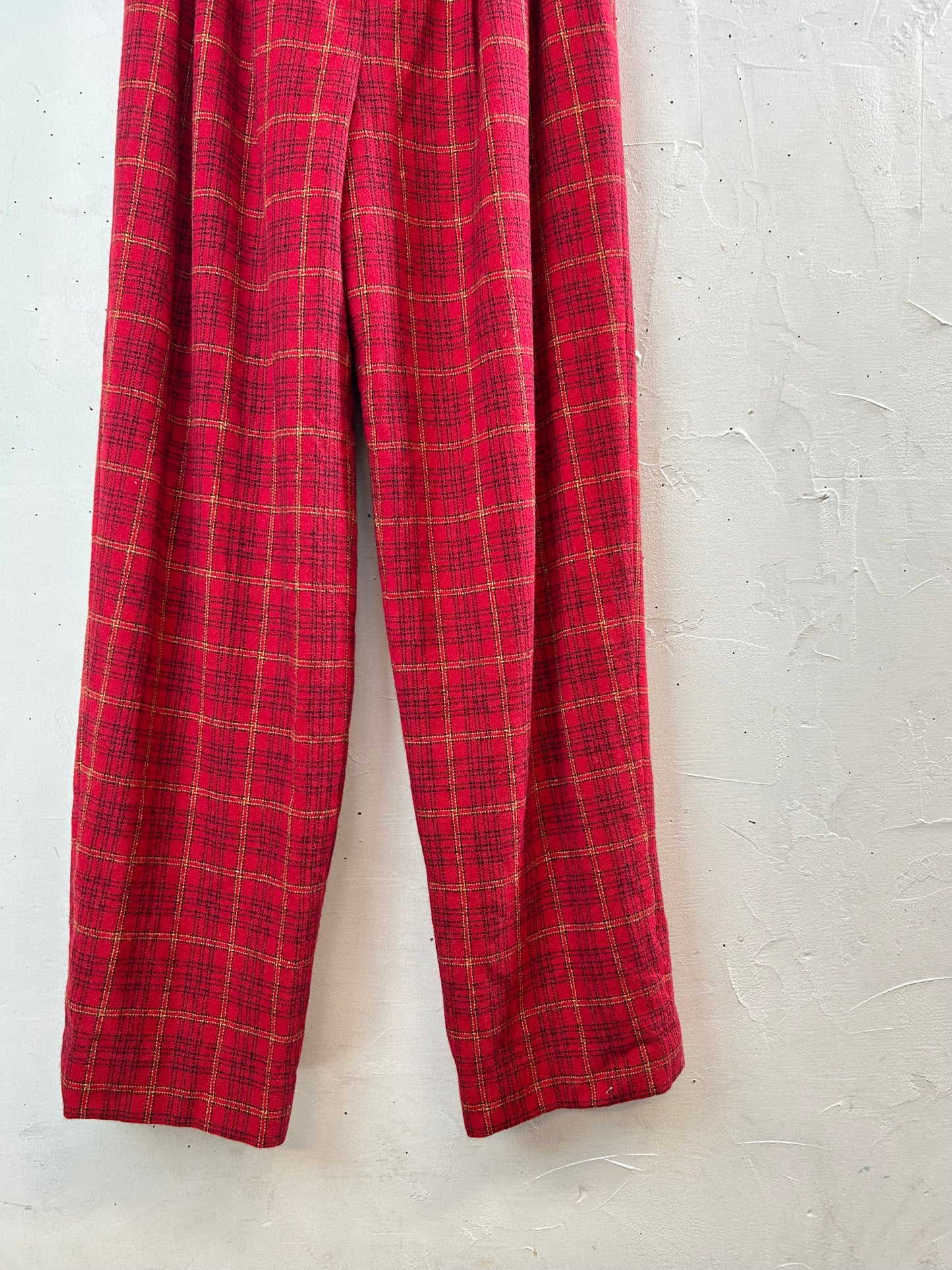 Vintage Plaid Pants 〜JOHN MEYER〜 [L29214]
