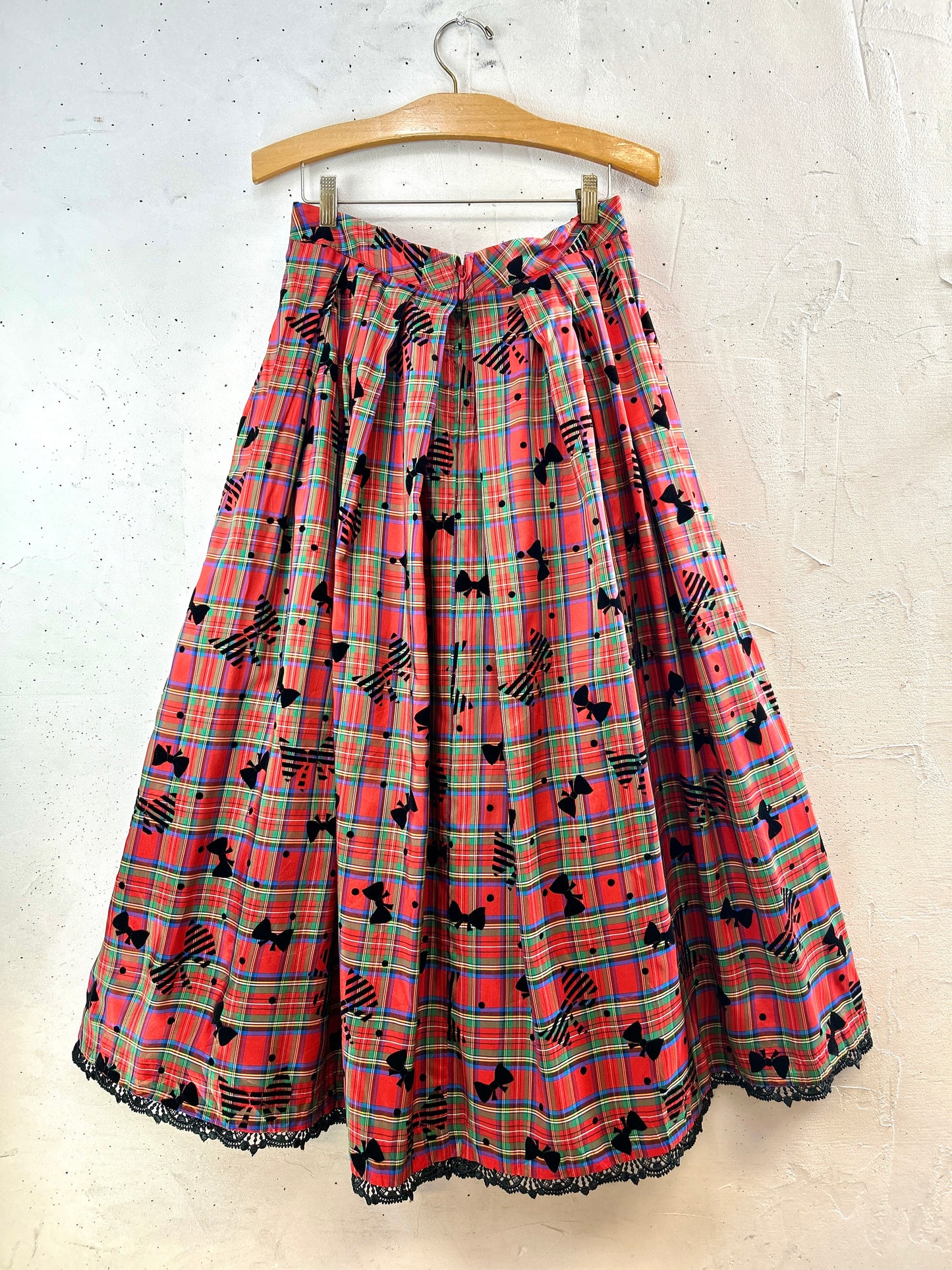 Vintage Plaid Skirt [I30106]