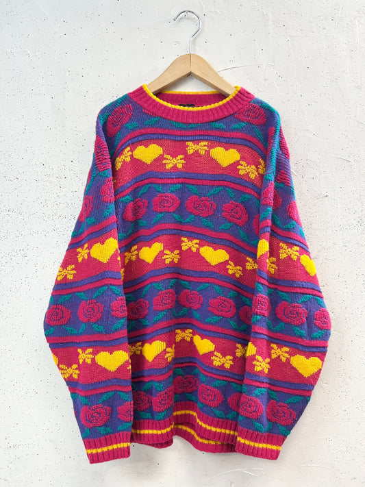 Vintage Knit Sweater 〜MADE IN USA〜[J34226]