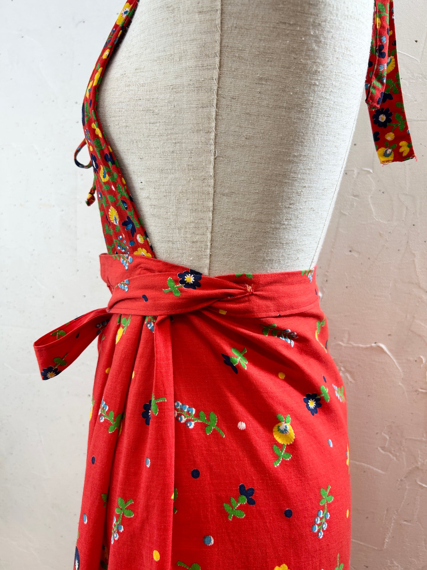 Vintage Dress ‘70s MADE IN USA [H30843]