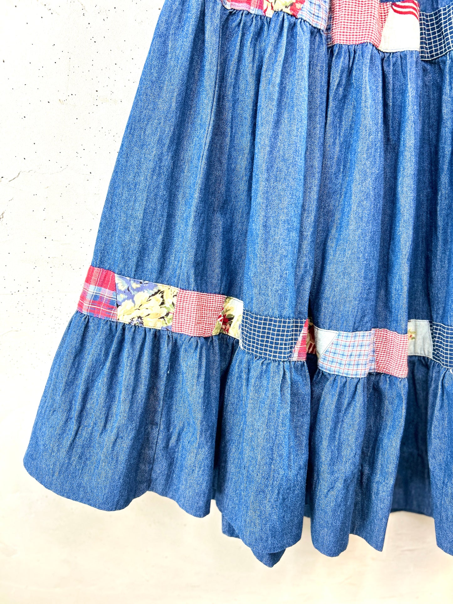 Vintage Denim Skirt [K30803]