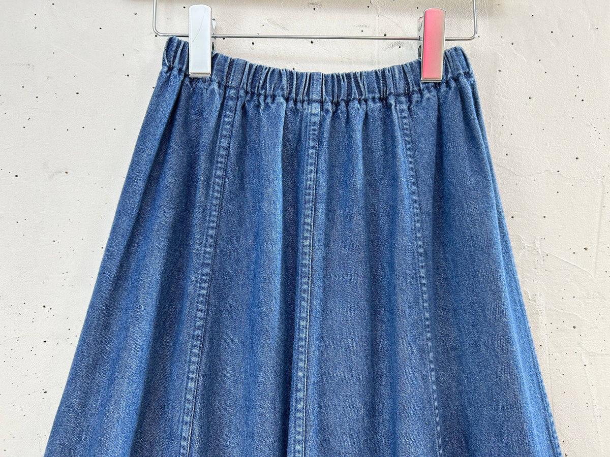 Vintage Denim Skirt [I33816]