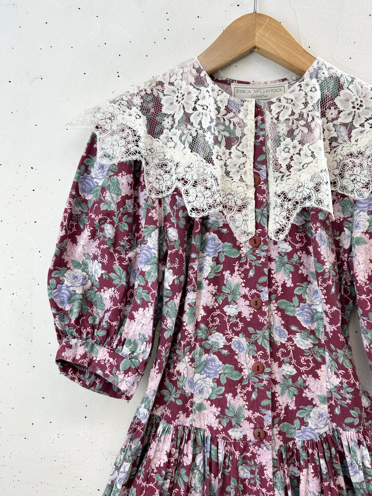 '80s Vintage Dress 〜JESSICA McCLINTOCK〜 [H30844]