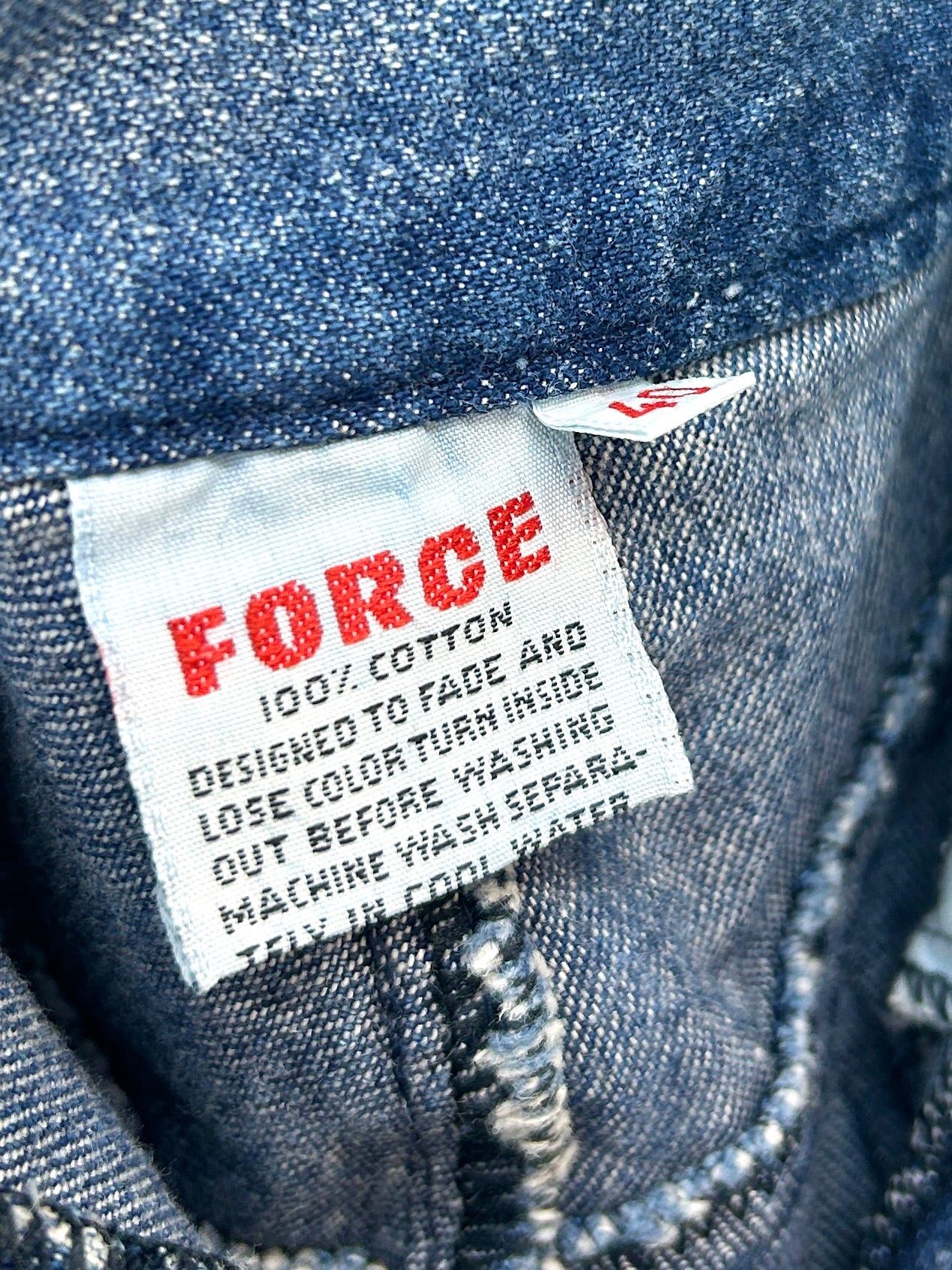Vintage Denim Skirt  [E32433]