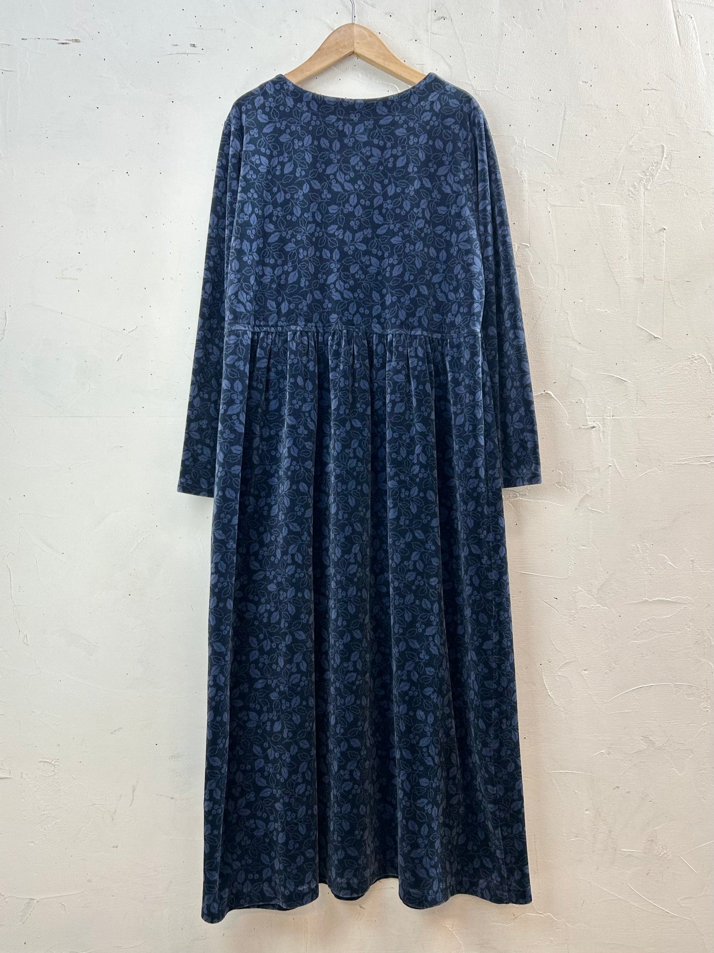Vintage Velours Dress 〜L.L.Bean〜 [L29215]