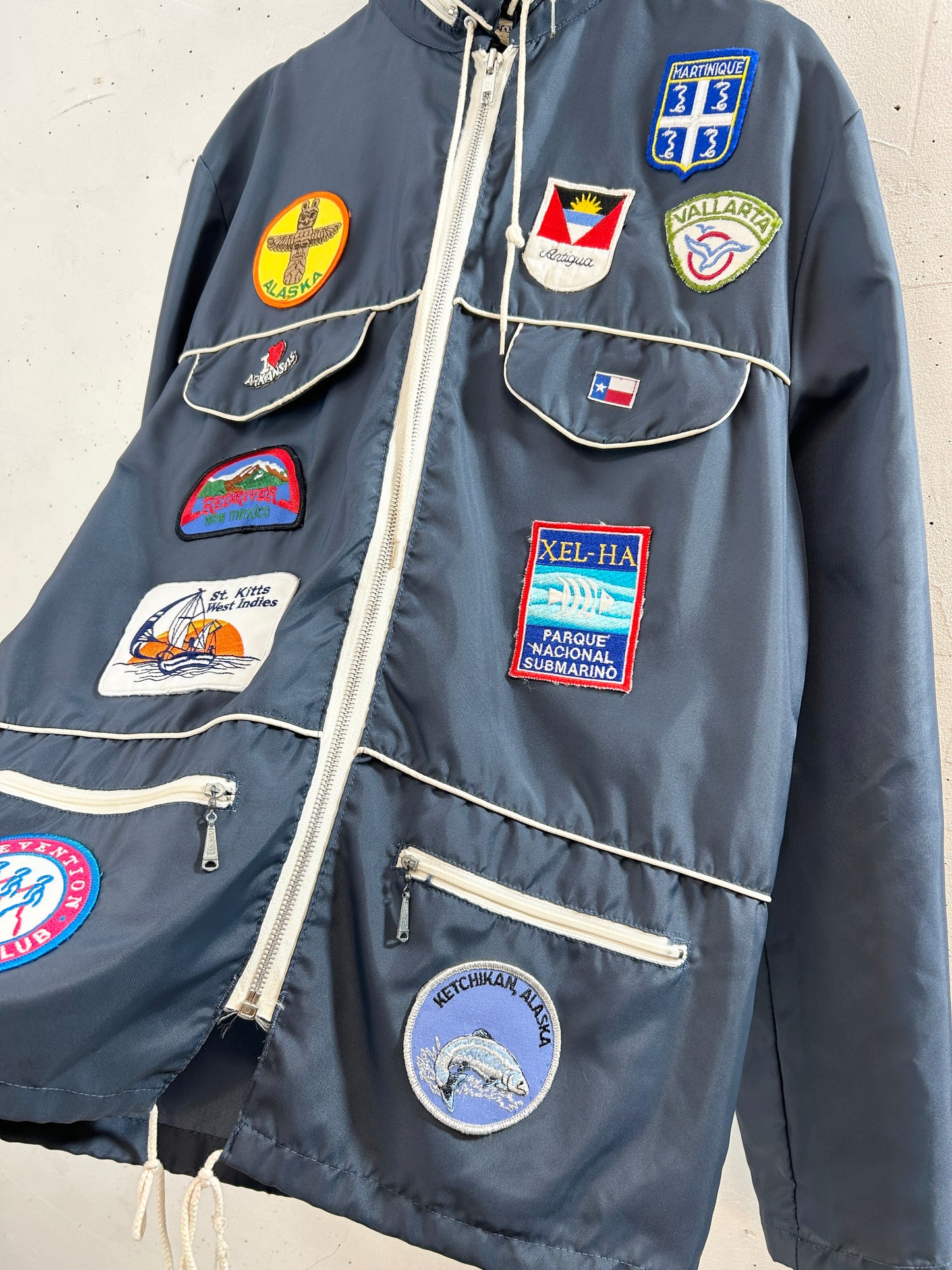 Vintage Patch Jacket 〜Campus〜 [J30417]