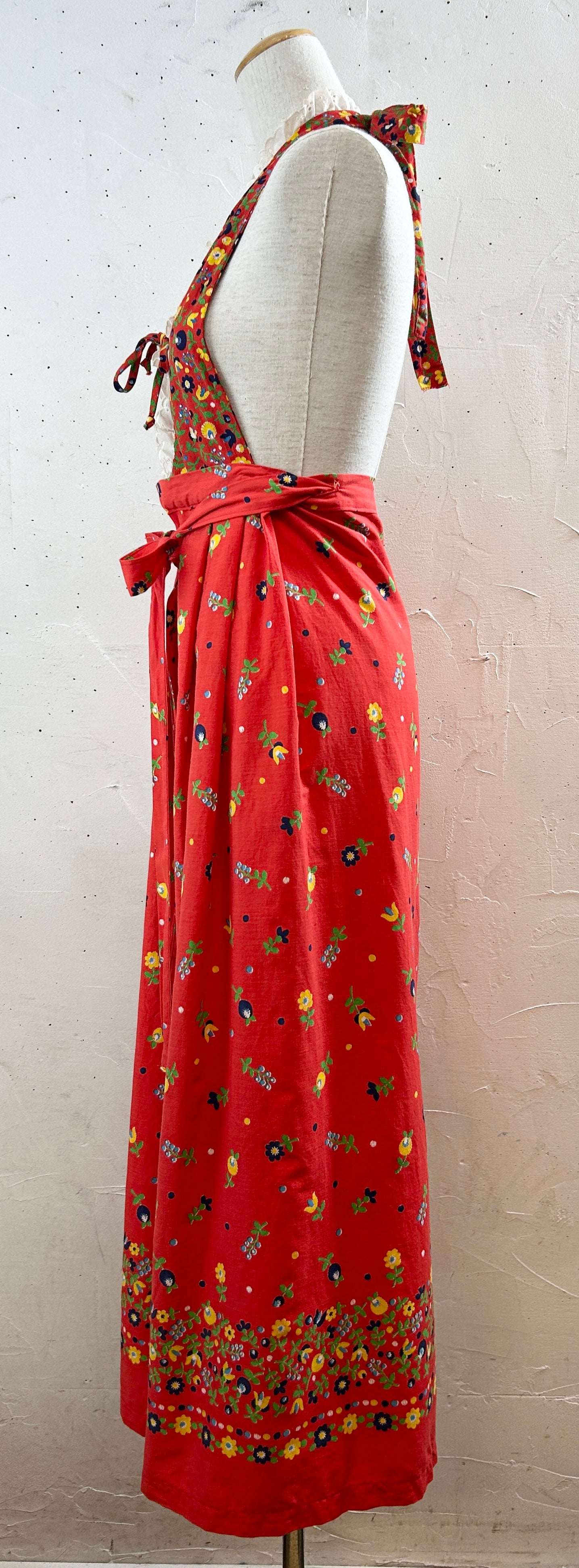 Vintage Dress ‘70s MADE IN USA [H30843]
