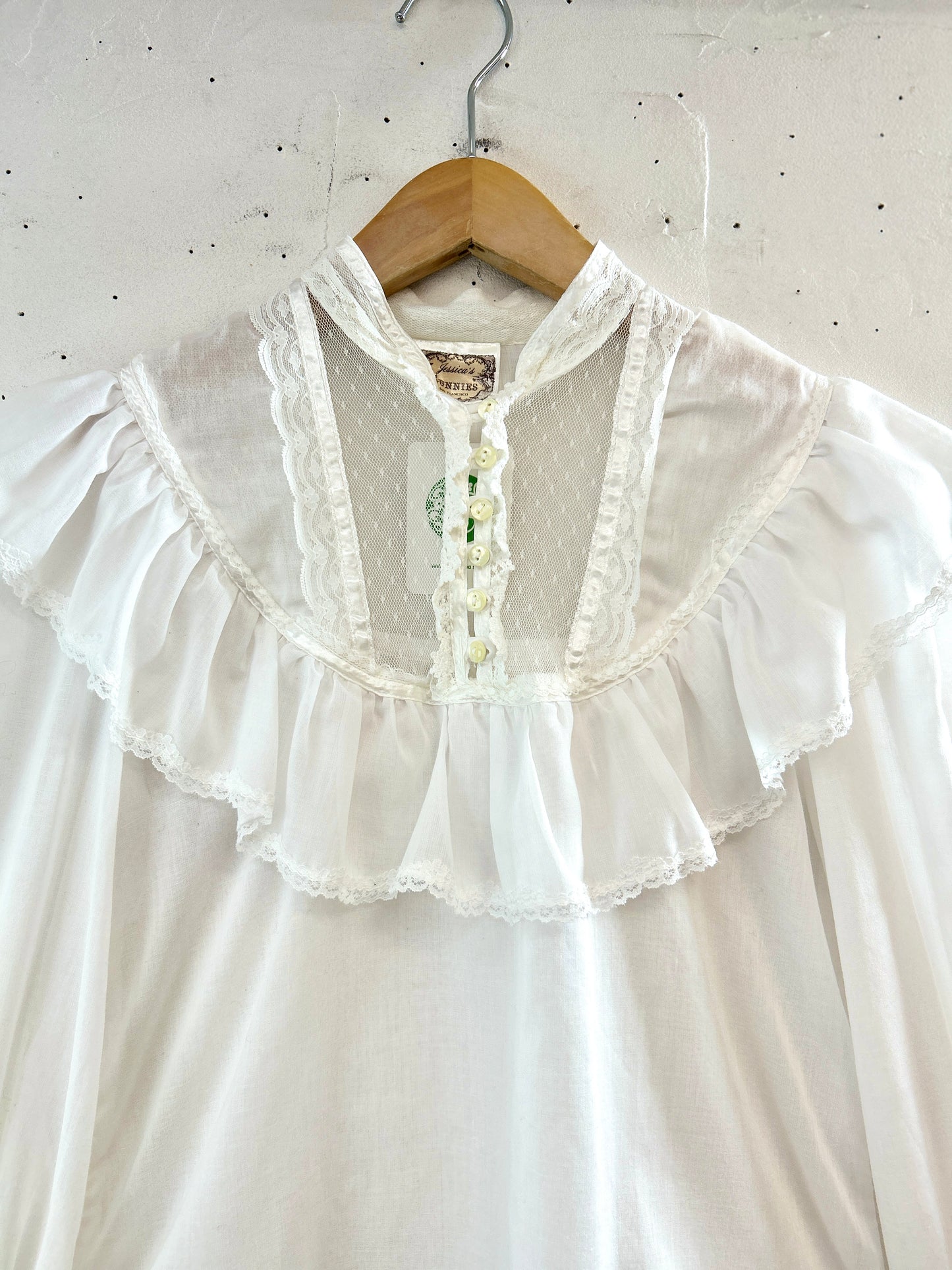 '70sVintage White Blouse 〜GUNNIES〜 [A31322]