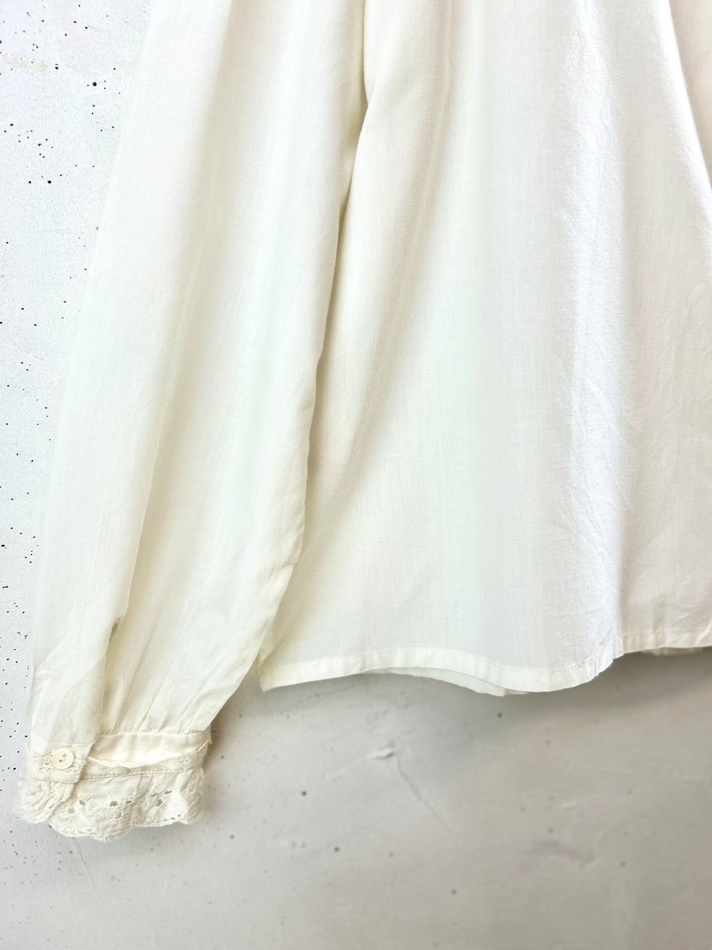 Vintage White Blouse [I30181]