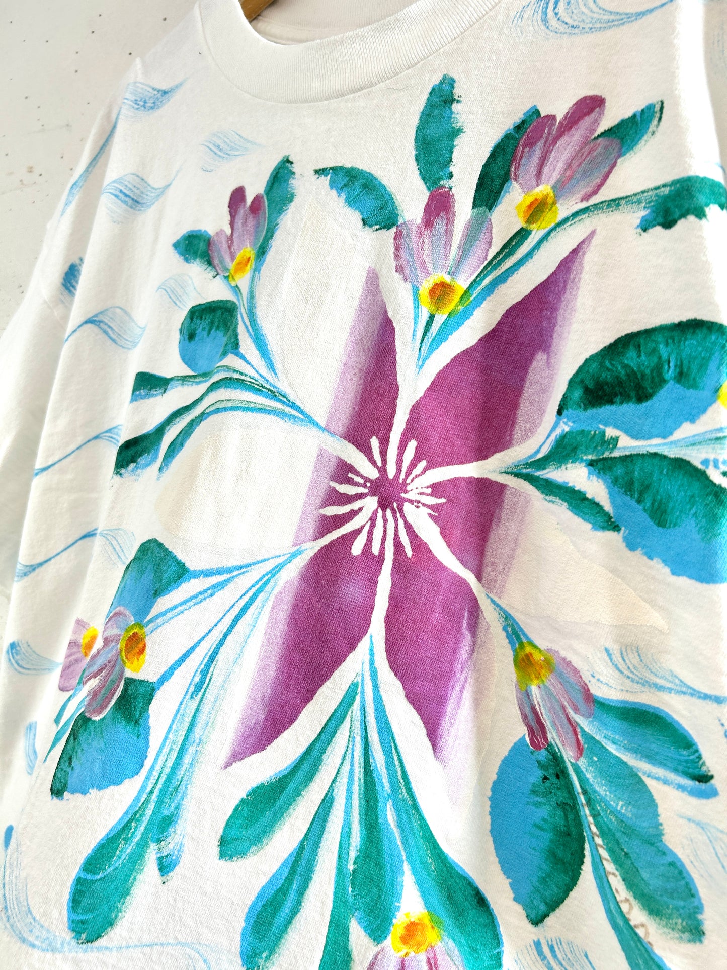 Vintage Hand Painted T-Shirt 〜 JERZEES 〜  [G32922]