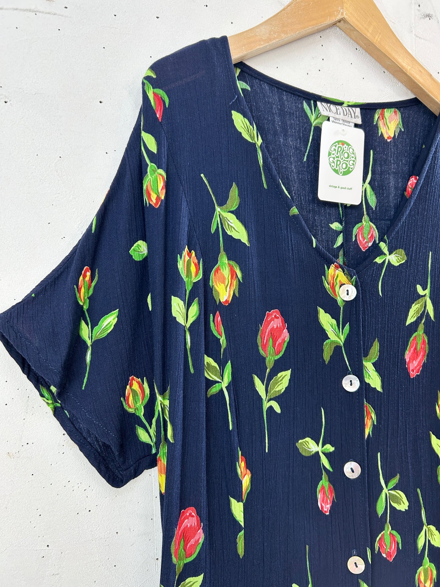 Vintage Flower Dress [H30803]