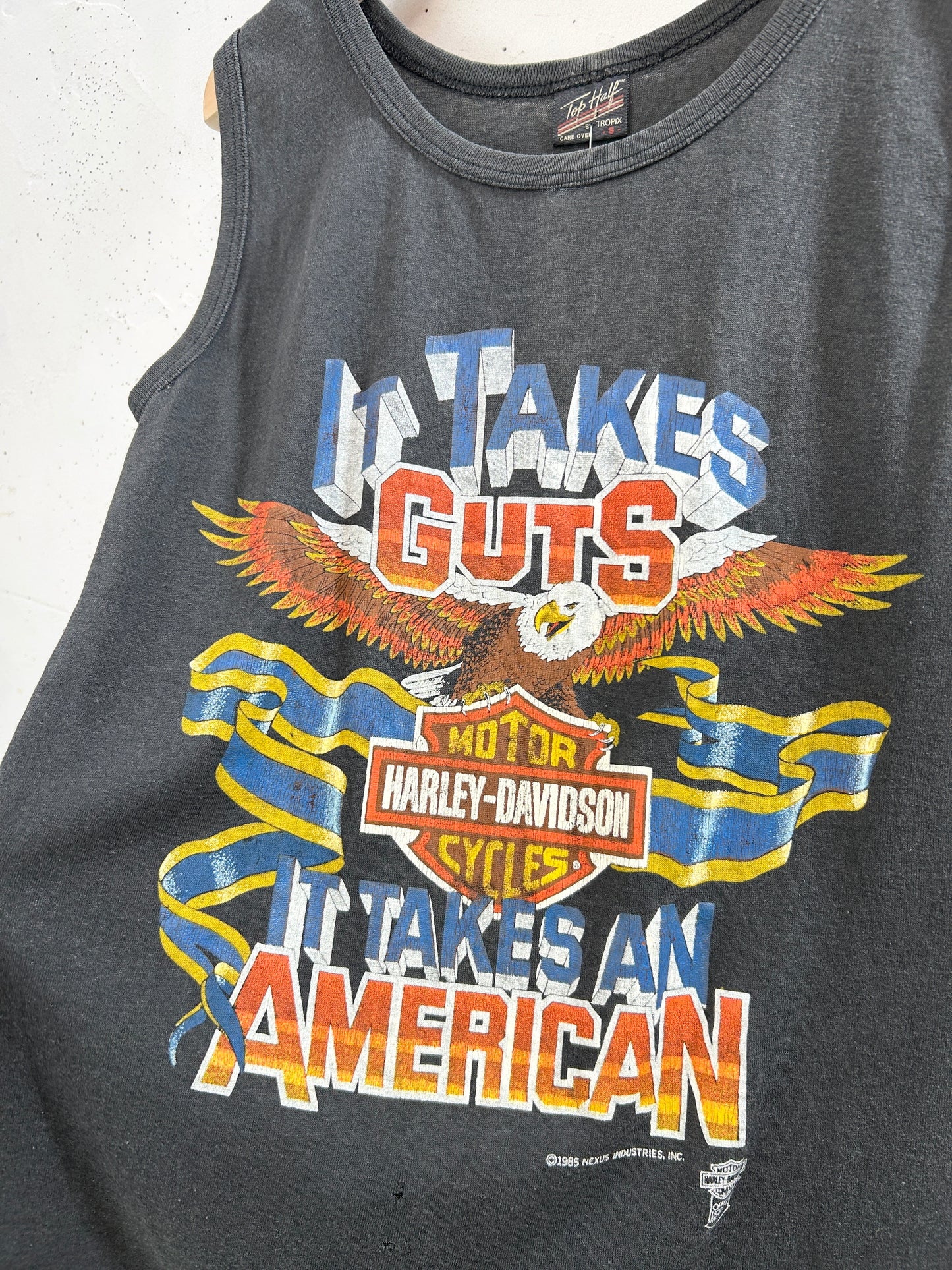 '80s Vintage T-Shirt 〜Harley Davidson〜 [H33417]