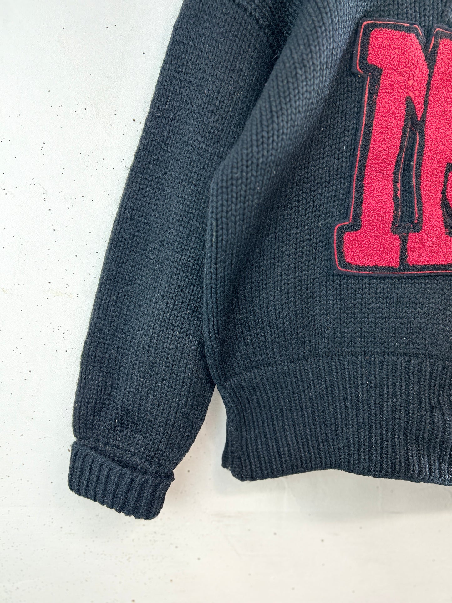 '50sVintage Lettered Knit Sweater[A31357]