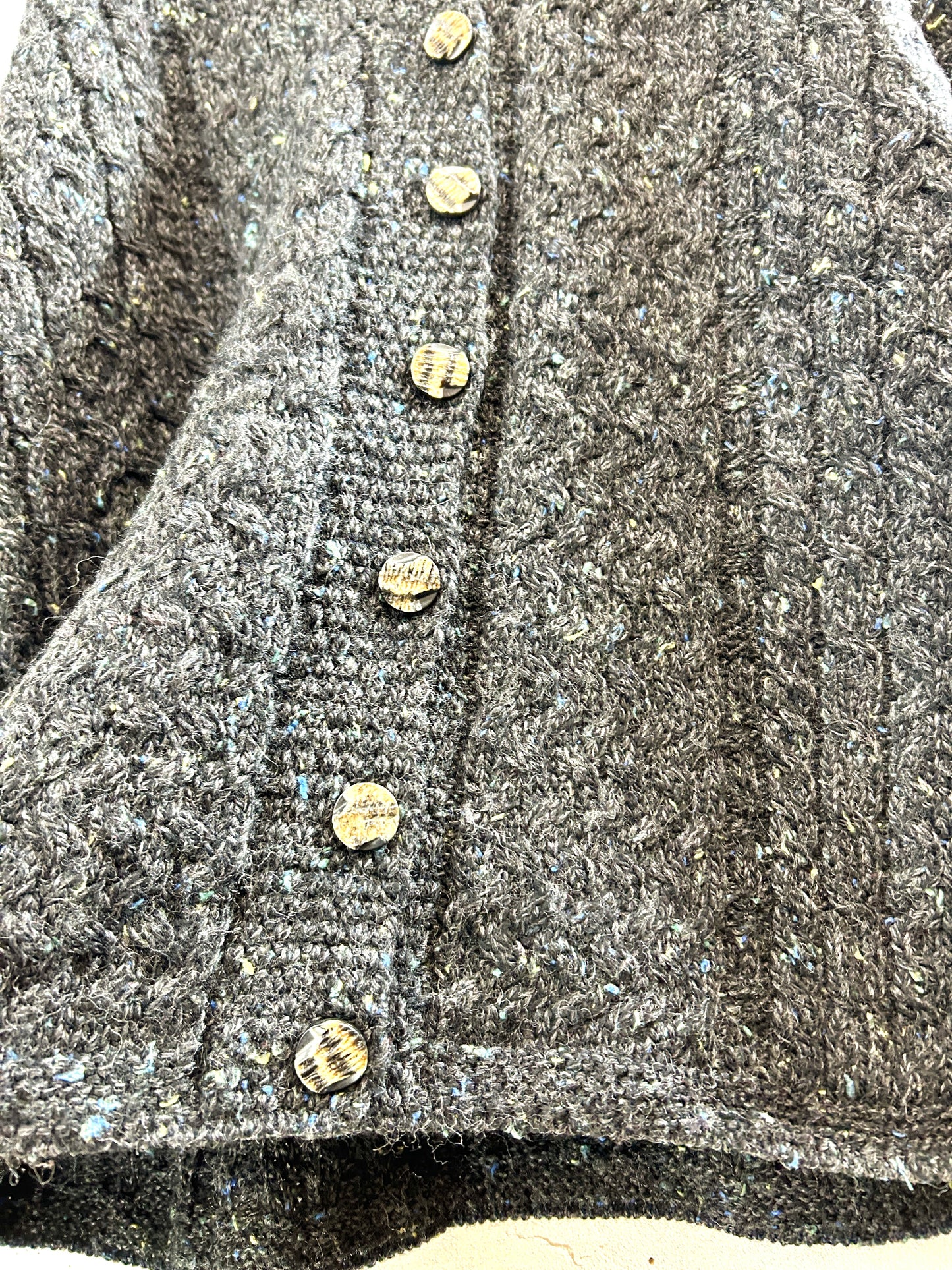 Vintage Knit Cardigan MADE IN IRELAND [K30886]