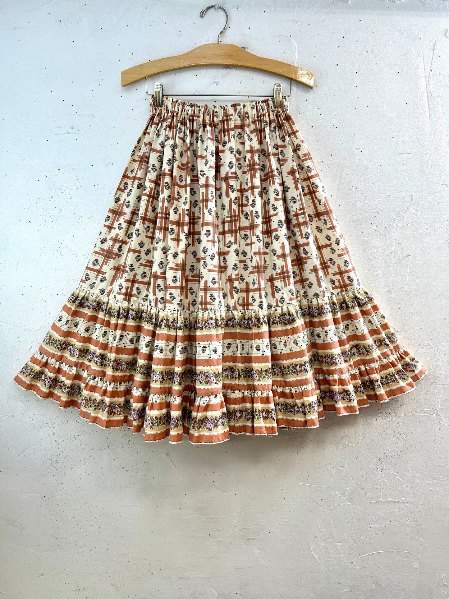 Vintage Tired Skirt  [F32878]