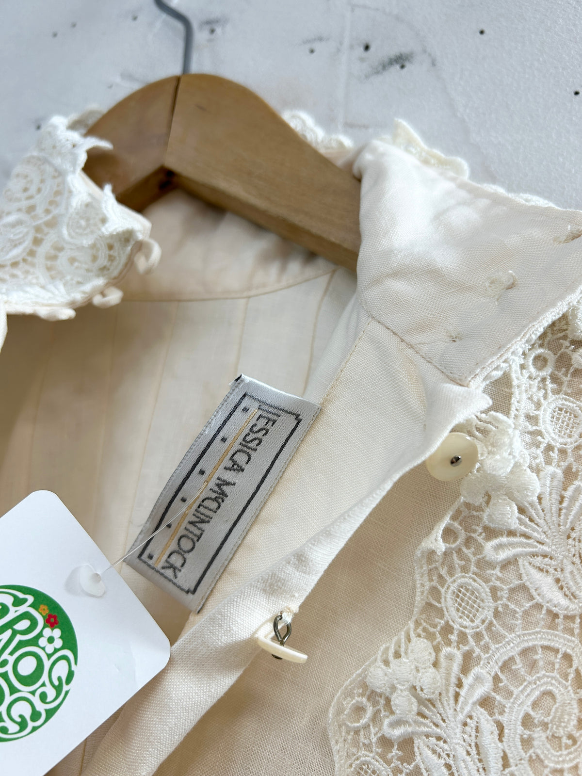 '80s Vintage Blouse 〜JESSICA Mcclintock〜 [I33910]