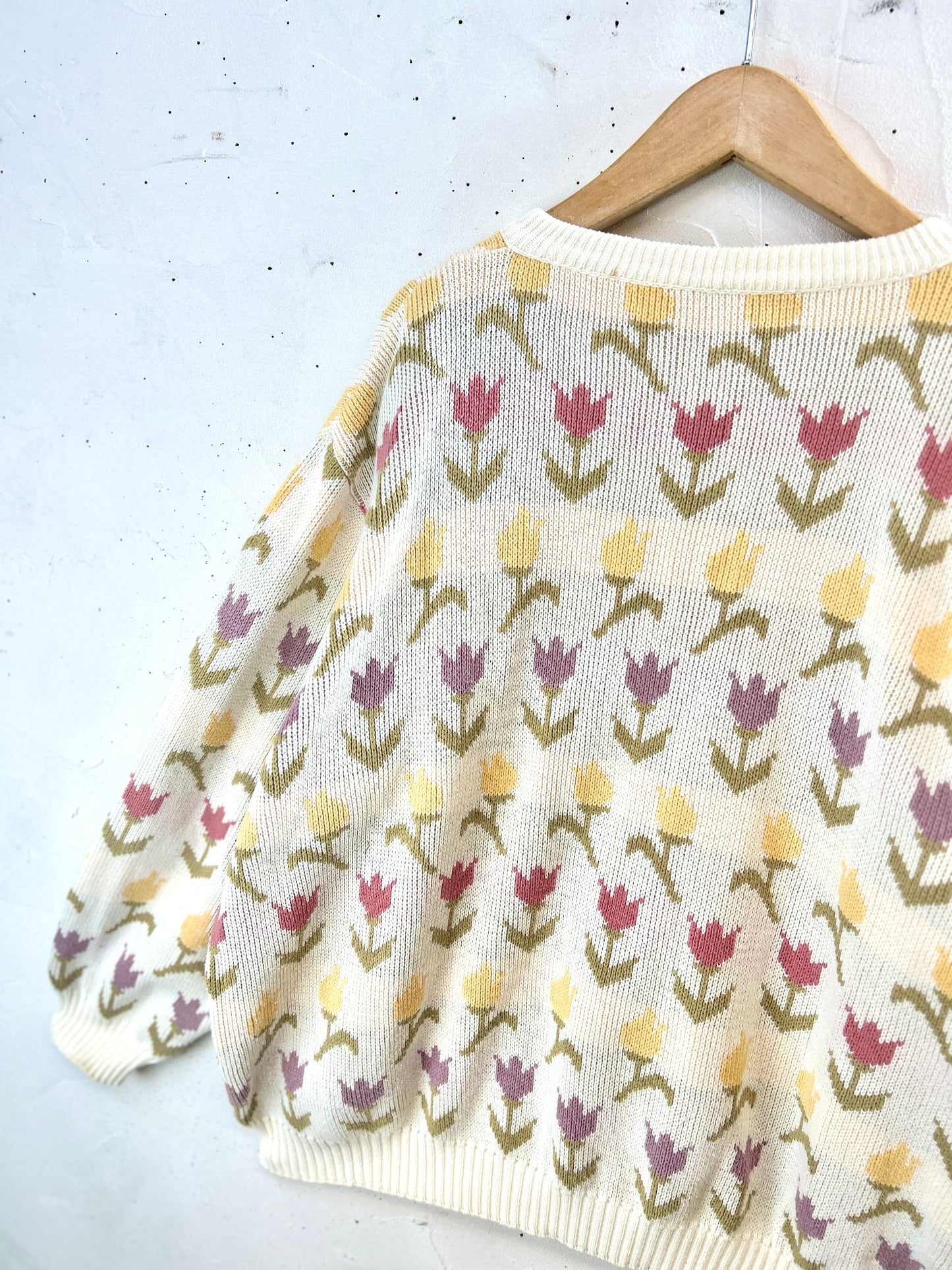 Vintage Cotton Knit Cardigan  [J30643]