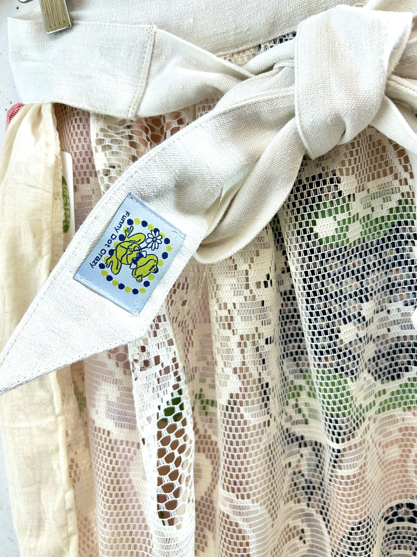 Vintage Apron 〜Funny dot CRAZY〜 [F32863]
