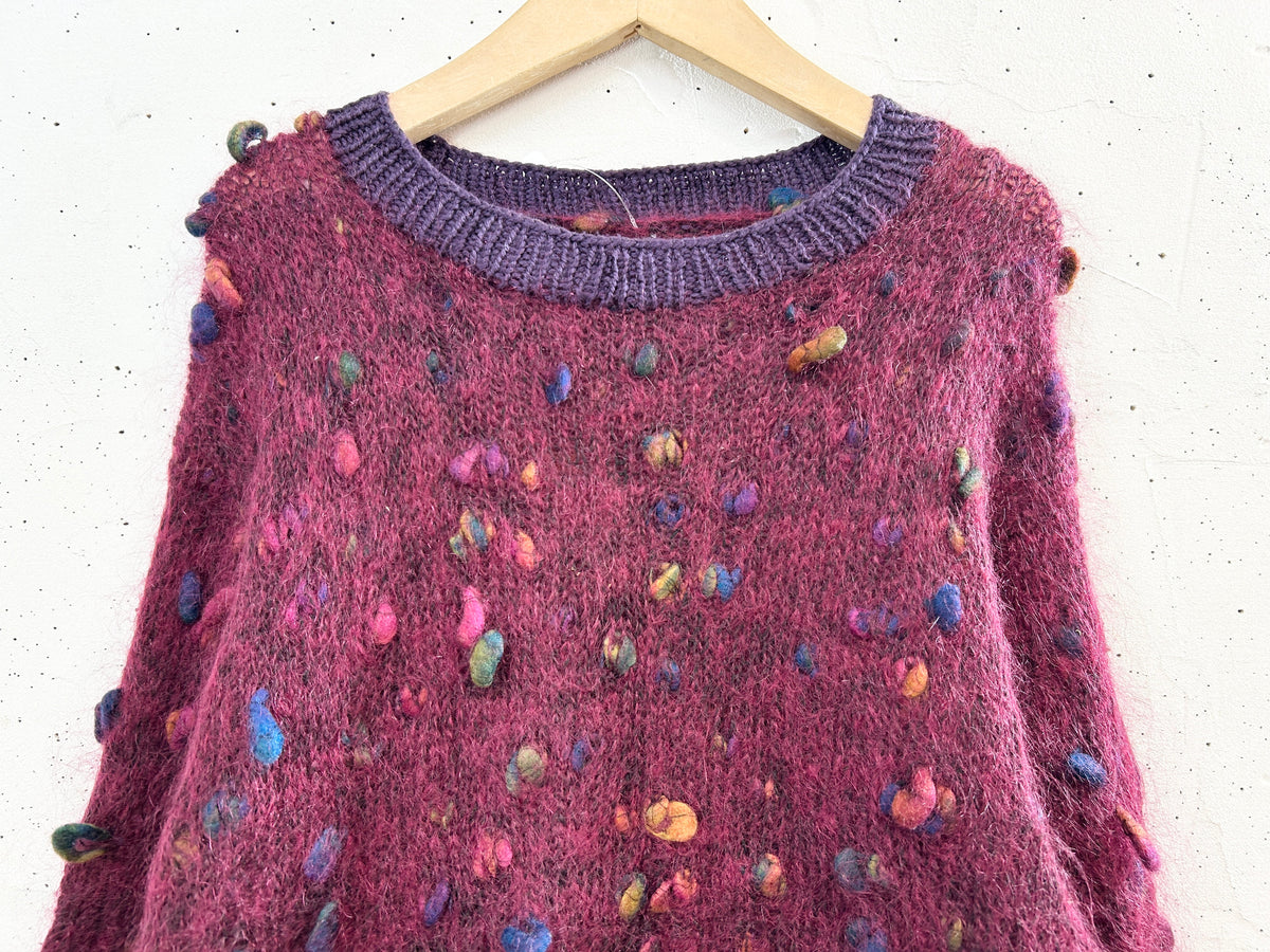 Vintage Mohair Knit Sweater [J32450]