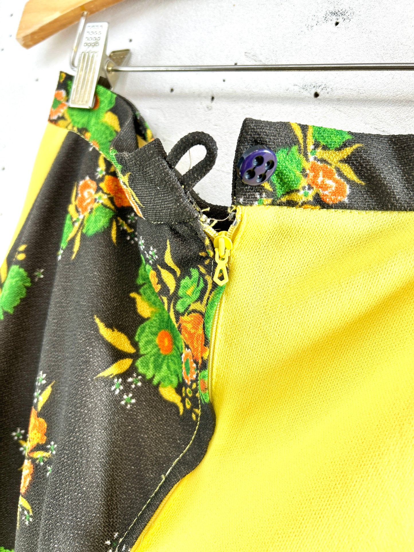 '70sVintage Escargot Patchwork Skirt [G32919]