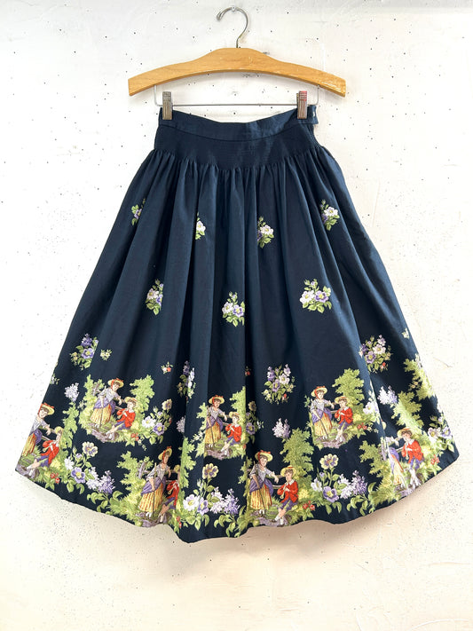 Vintage Tyrol Skirt Made in Austria [G33181]
