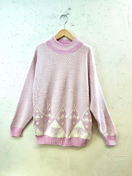 Vintage Knit Sweater [I30331]