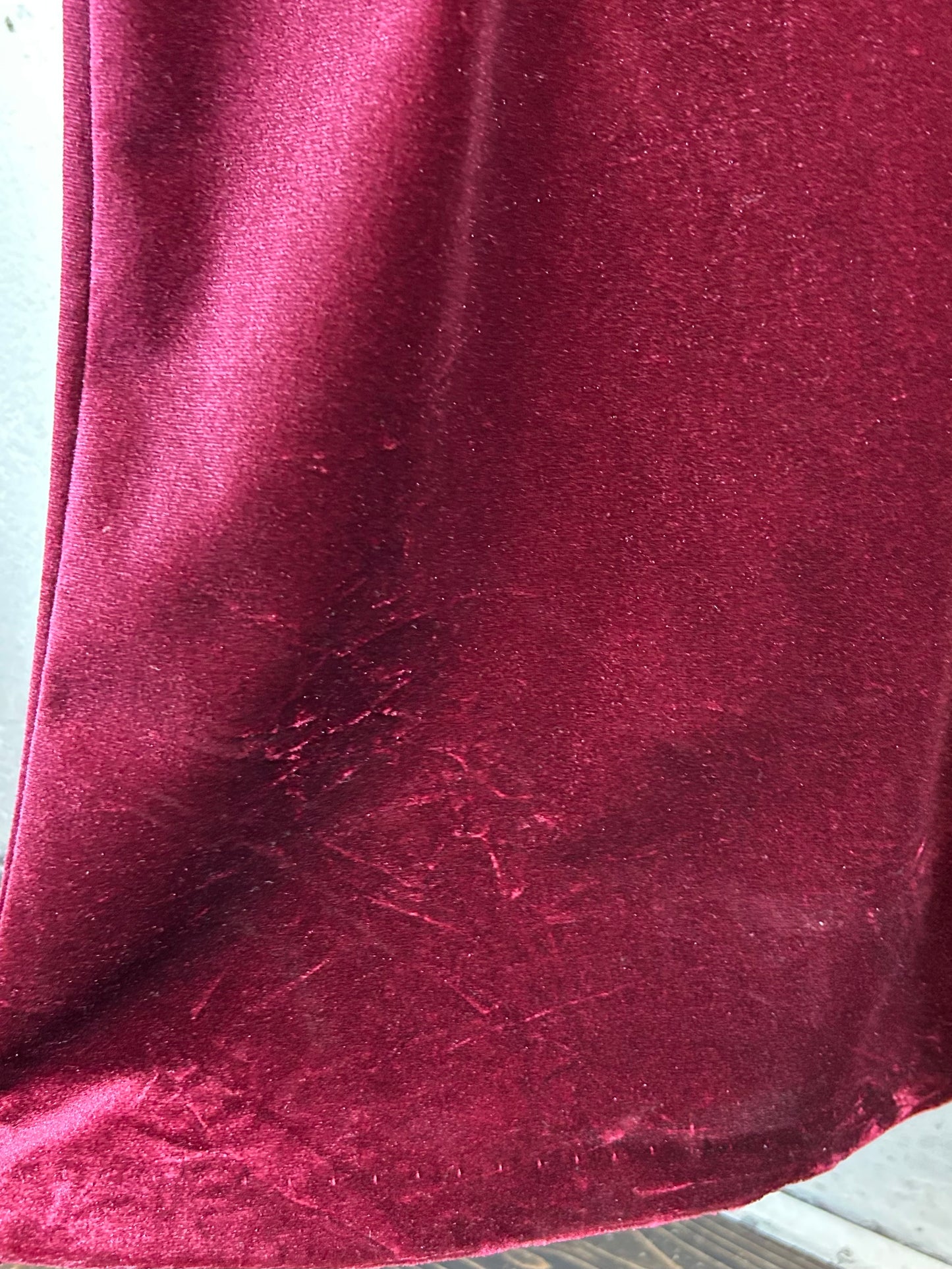 Vintage Velours Dress MADE IN USA [L29212]