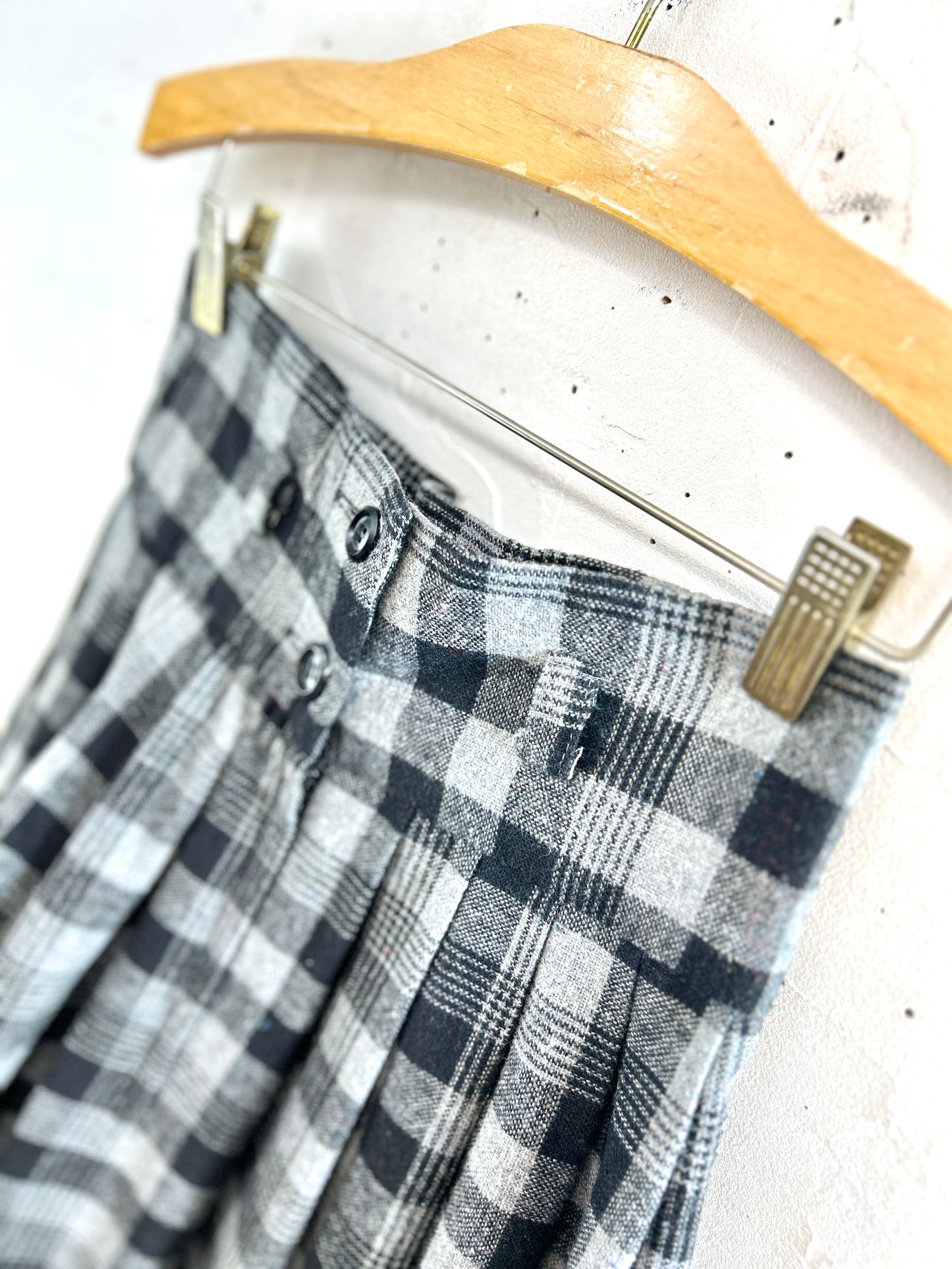 Vintage Plaid Skirt   [L31011]