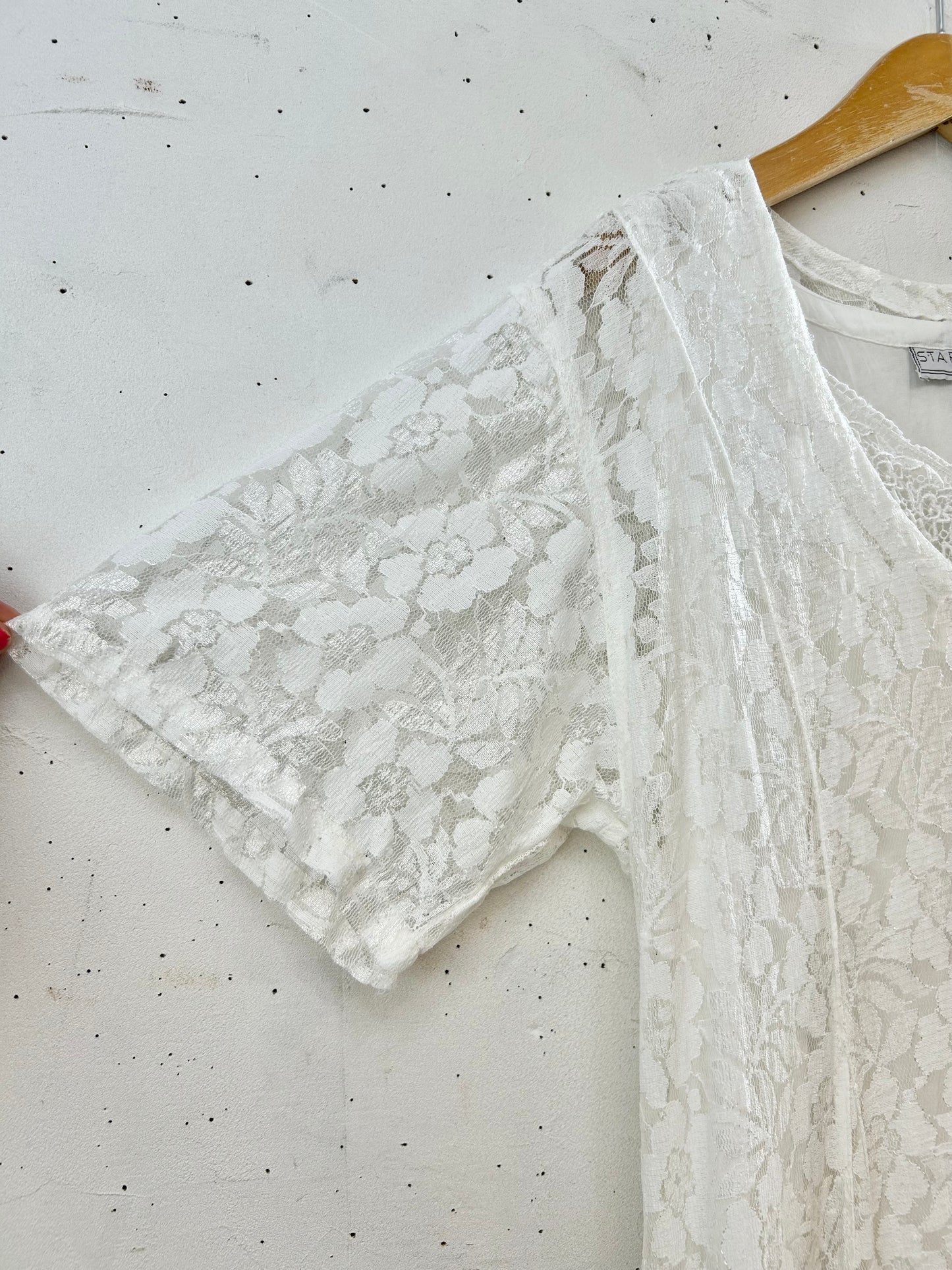 Vintage Lace Dress MADE IN INDIA [G30614]