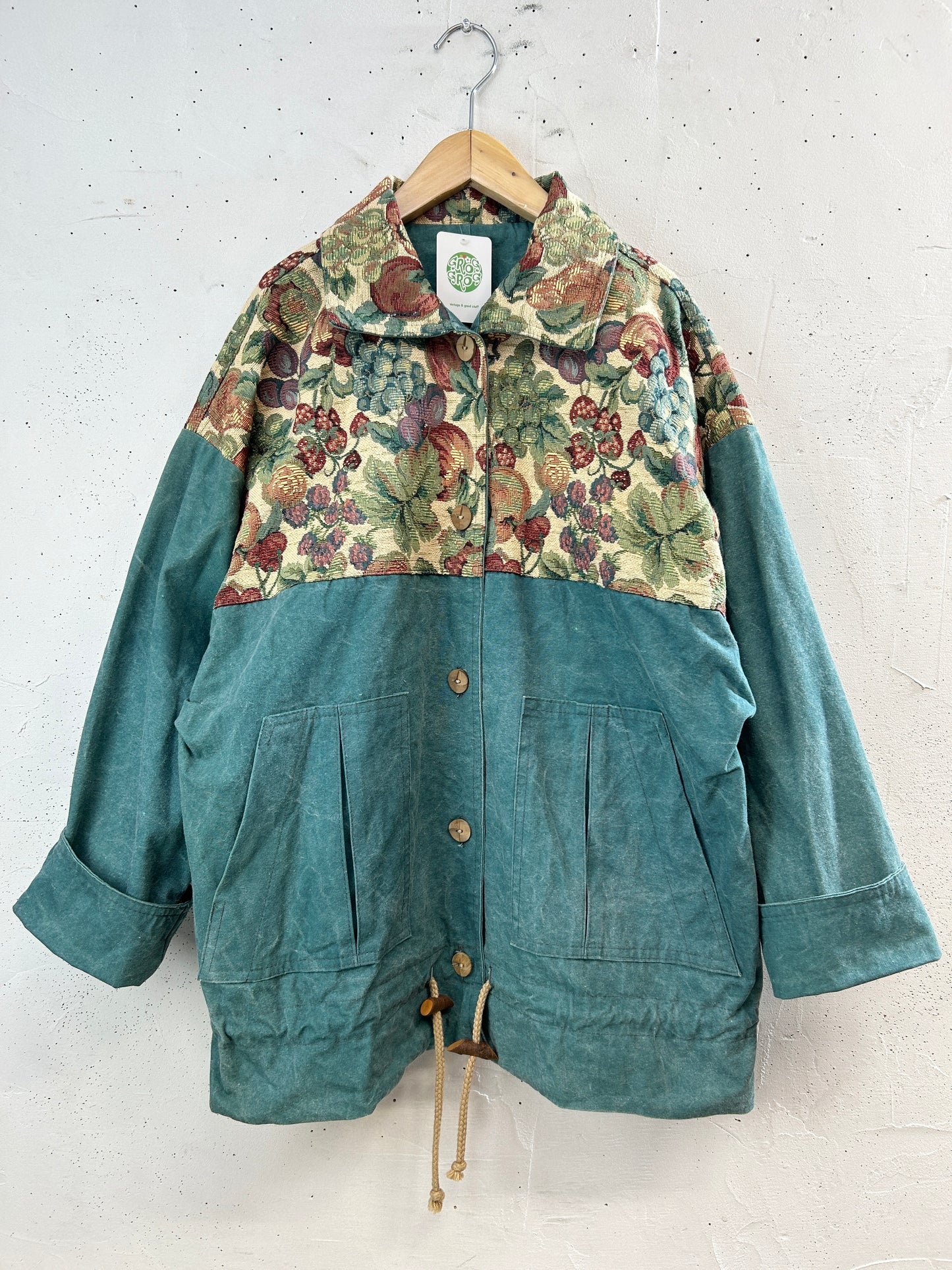 Vintage Canvas&Gobelin Jacket [I33690]