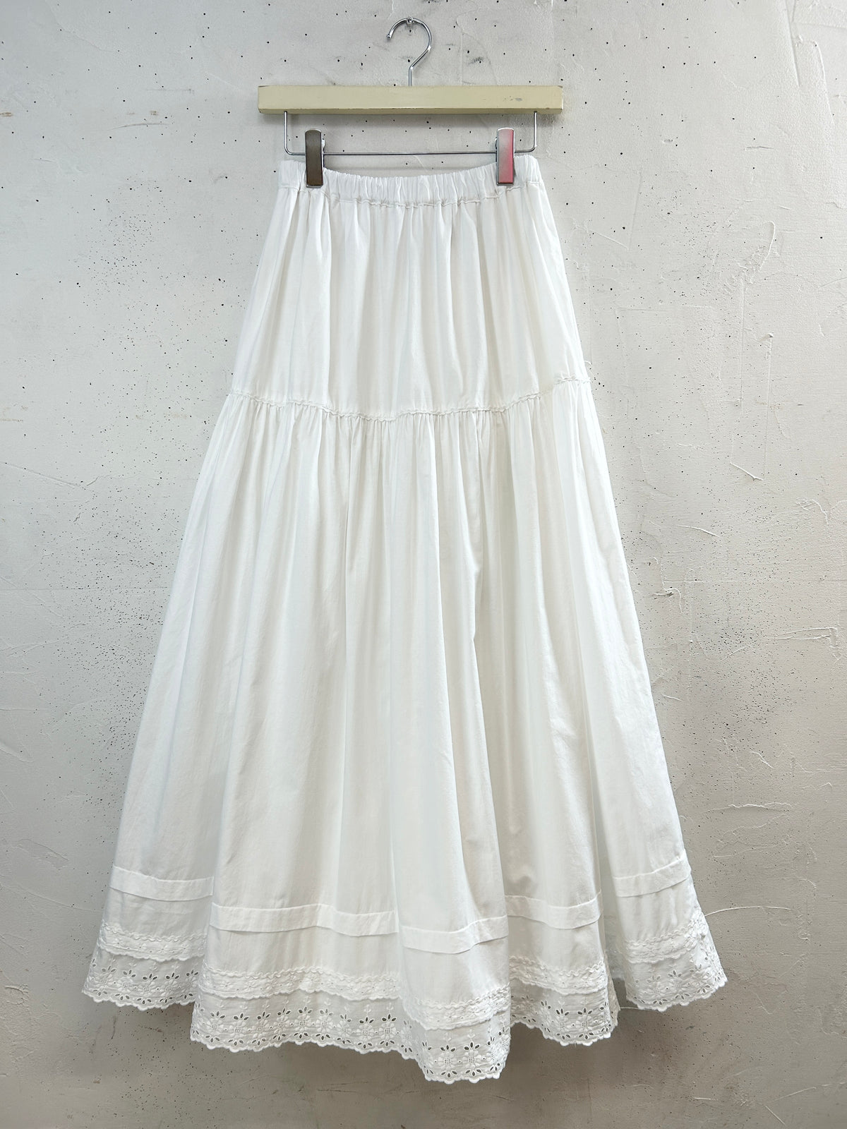 Vintage White Skirt [J34078]
