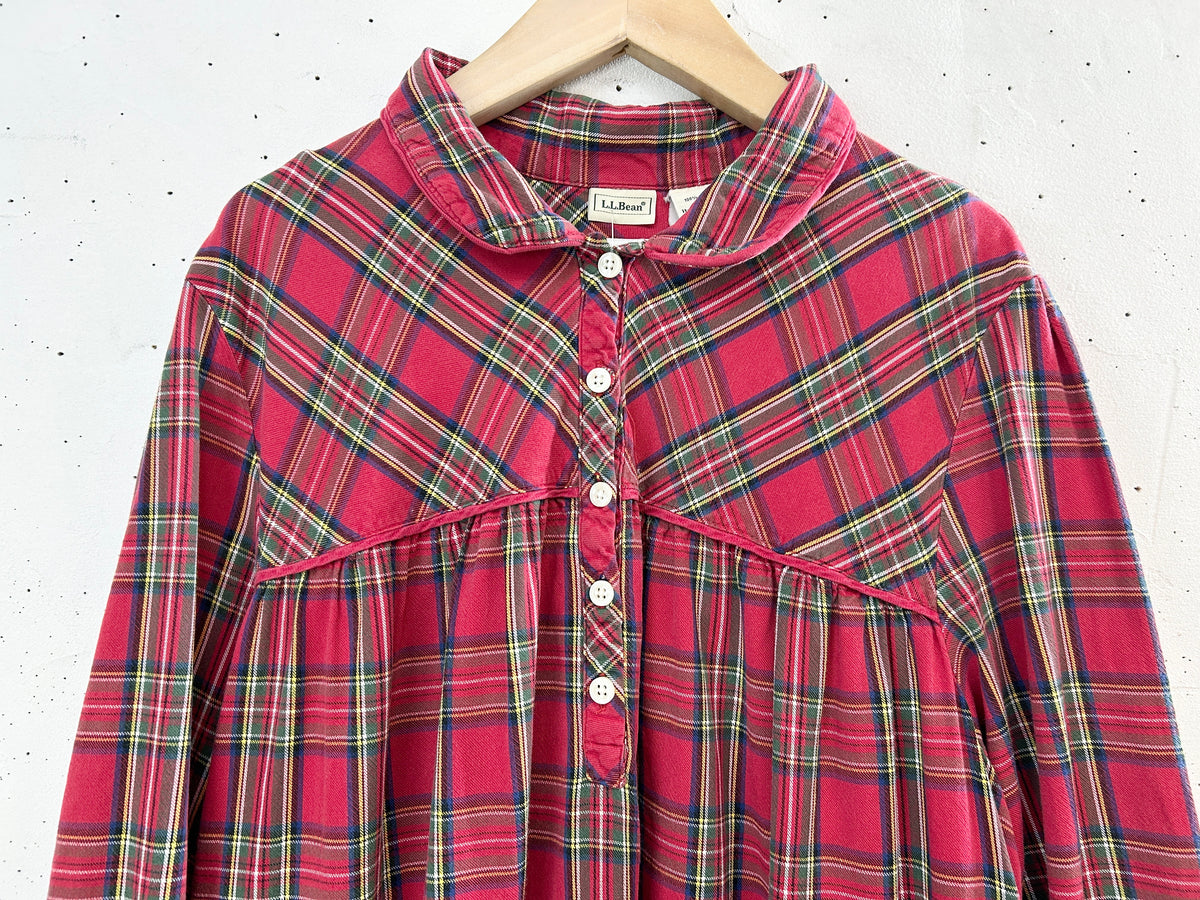 Vintage Plaid Dress 〜L.L.Bean〜[I33796]