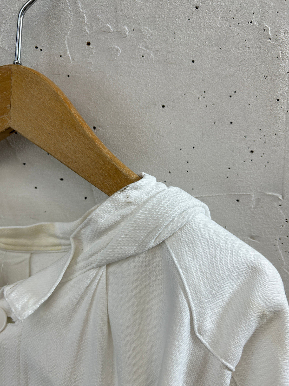 Vintage White Parka [I33765]