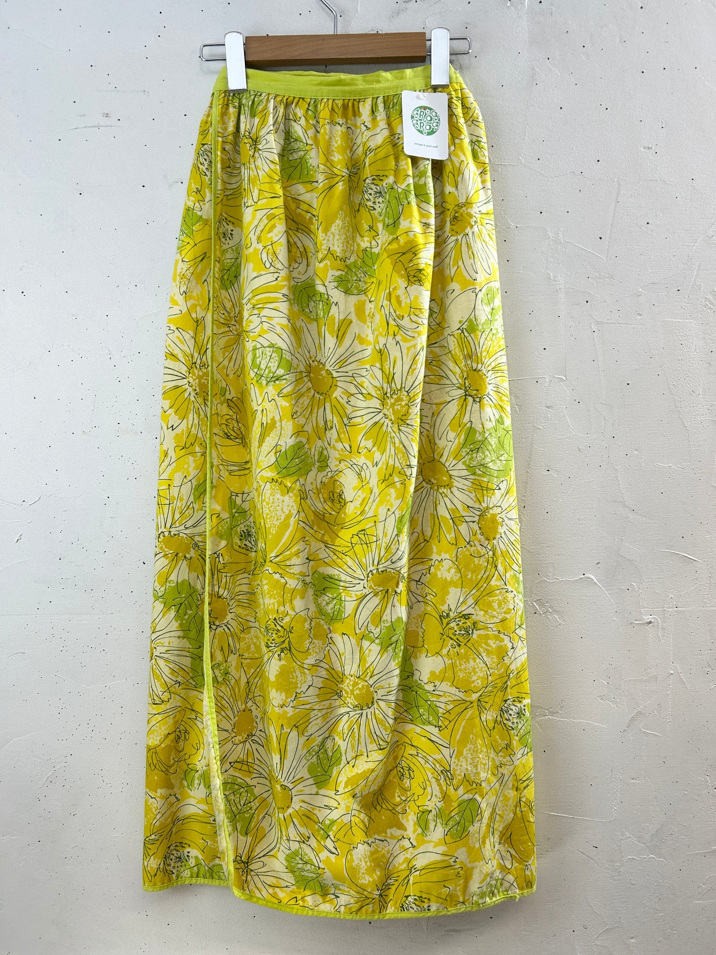 Vintage Wrap Skirt '70s Flower [H30807]