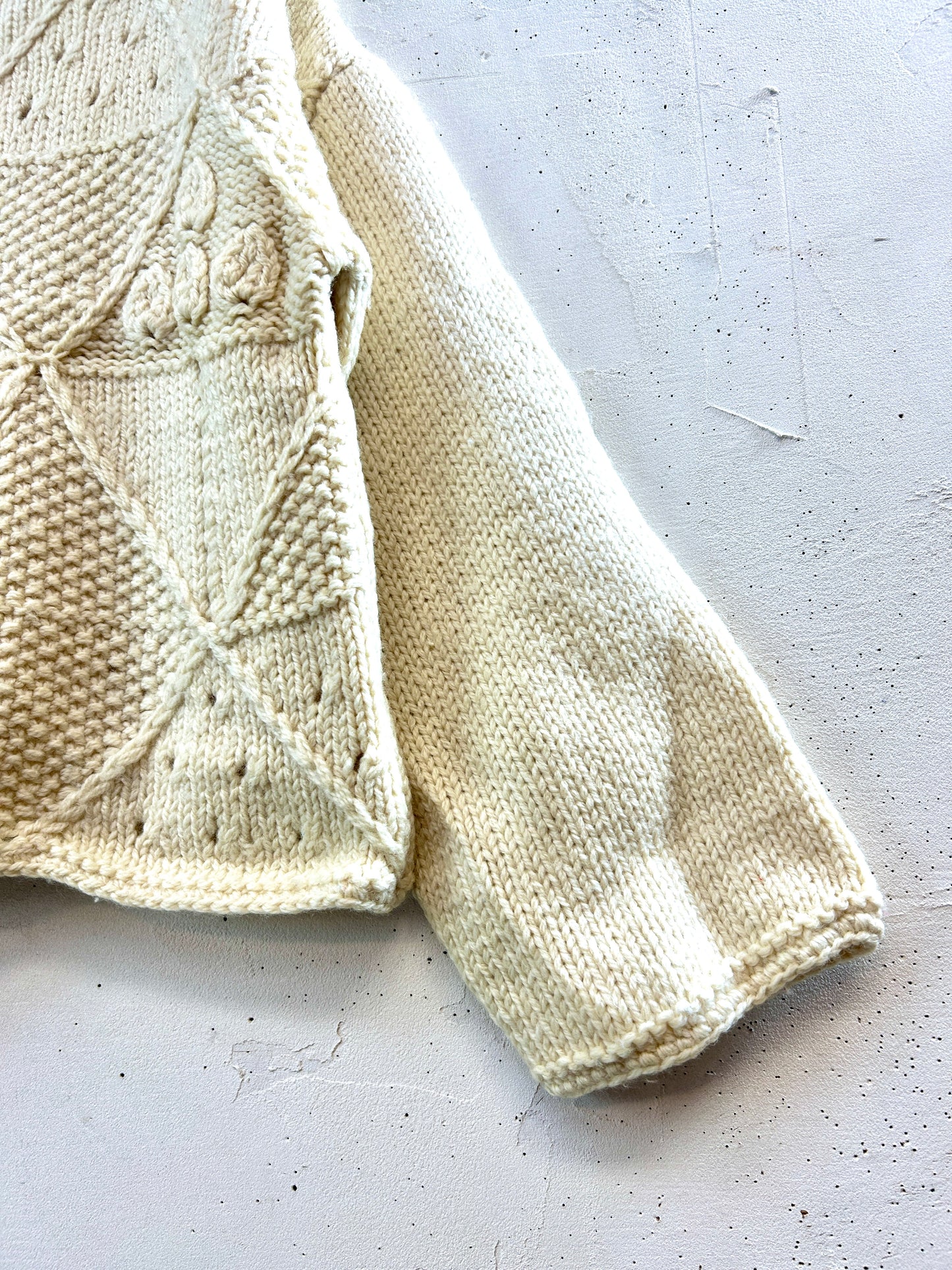 Vintage Wool hand Knit [I30334]