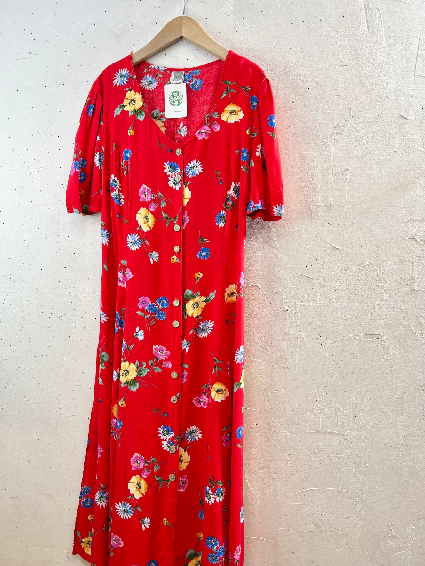 Vintage Viscose Dress [G30638]