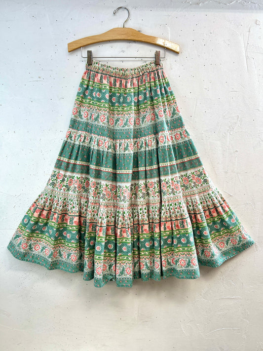 Vintage Tiered Skirt  [B31659]
