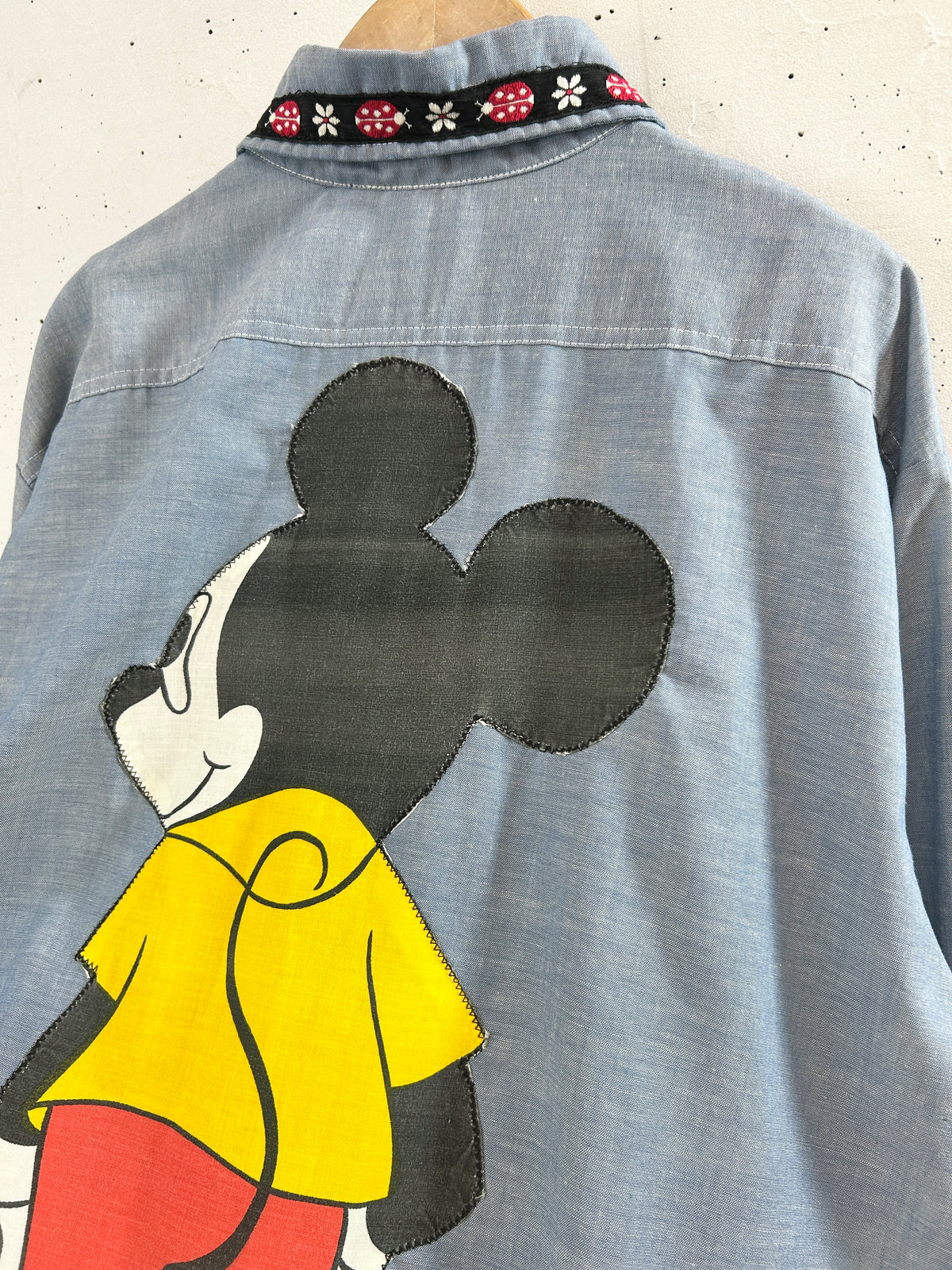 '70s Vintage Chambray Shirt 〜Mickey BIG MAC〜 [I33934]