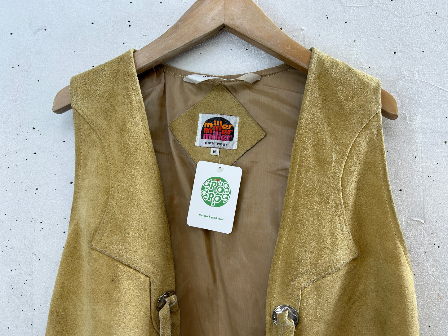 Vintage Leather Vest [H30919]