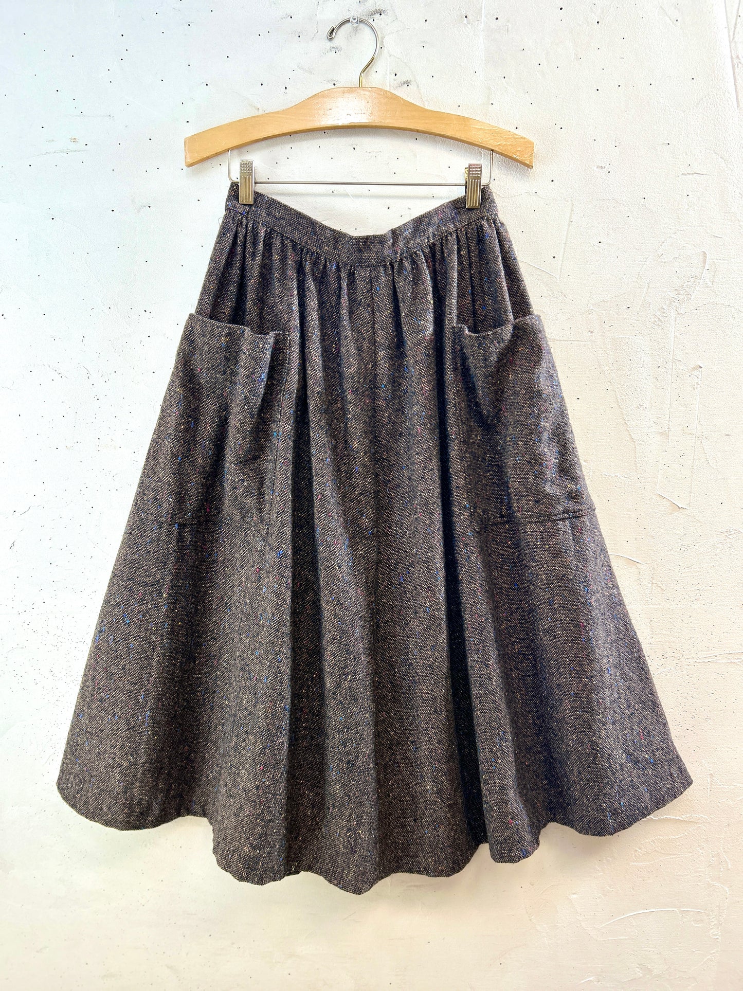 Vintage Tweed Skirt  [K30917]