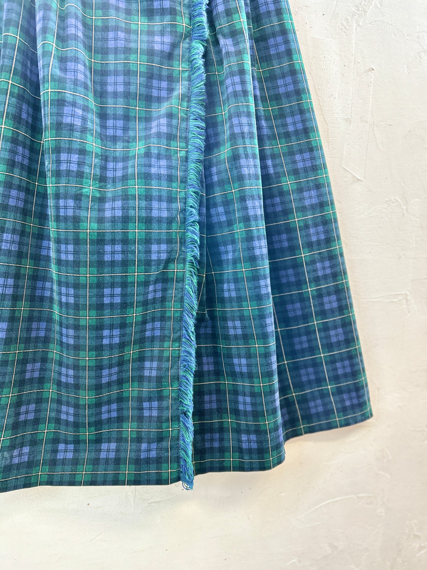 Vintage Plaid Skirt 〜SUSAN BRISTOL〜MADE INCANADA  [J30436]