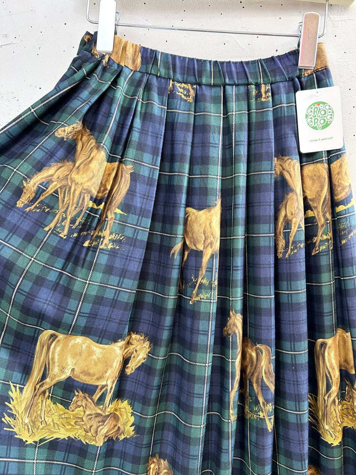 Vintage Pleated Skirt 〜Susan Bristol〜 [J34283]